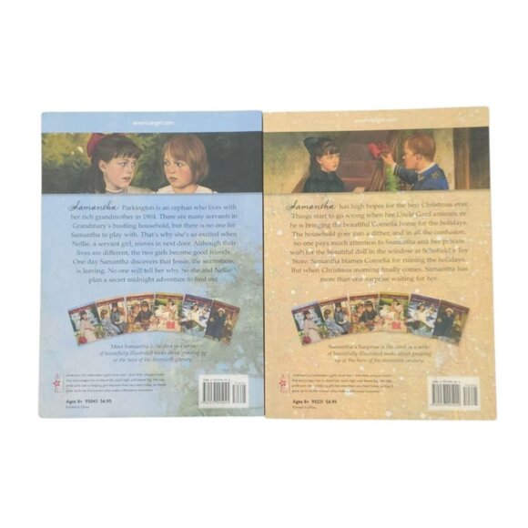 American Girl Meet Samantha Surprise 1904 Paperback Book Lot Of 2 Adler Schur - Picture 2 of 13